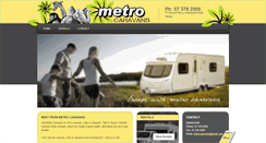 Desktop Screenshot of metrocaravans.co.nz